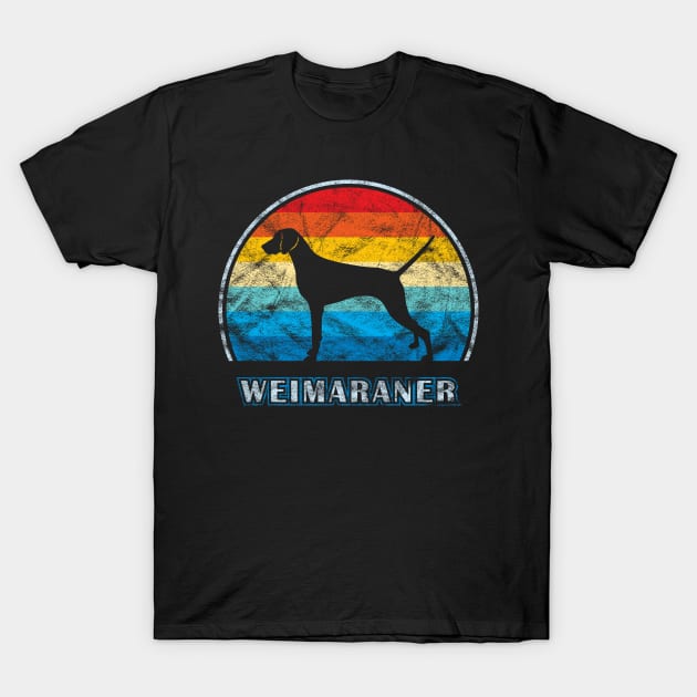 Weimaraner Vintage Design Dog T-Shirt by millersye